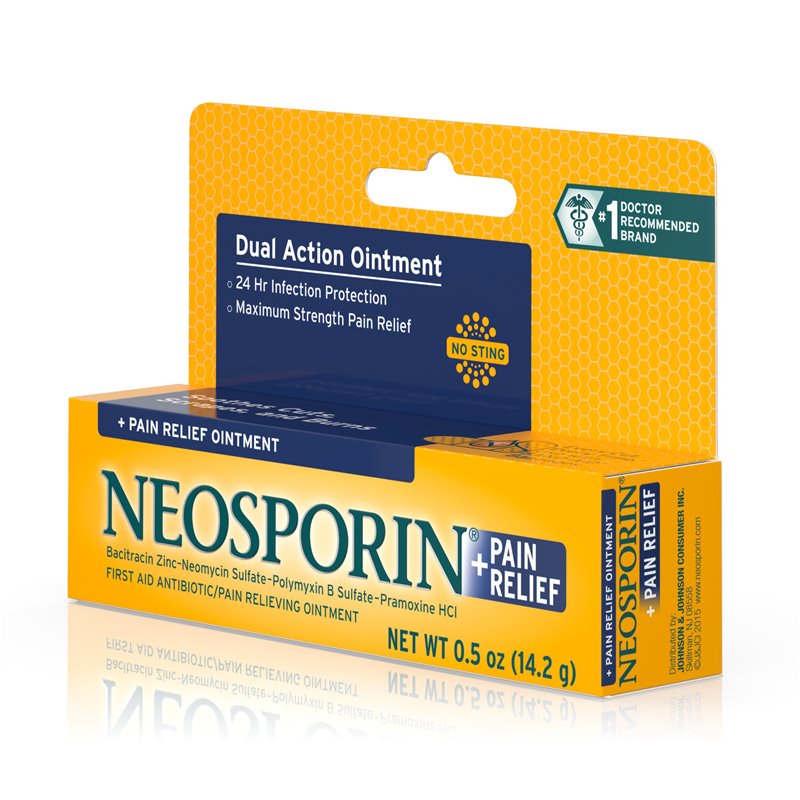 4903 - Neosporin Pain Relief Ointment, 0.5 oz - BOX: 