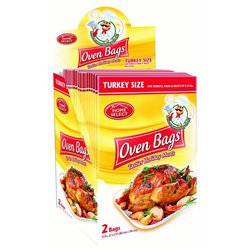 21491 - HS Oven Bags Turkey Size 24/2ct 24/2ct - BOX: 24ct