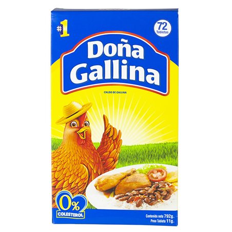 21572 - Doña Gallina, 792g - 72 Tablets - BOX: 16