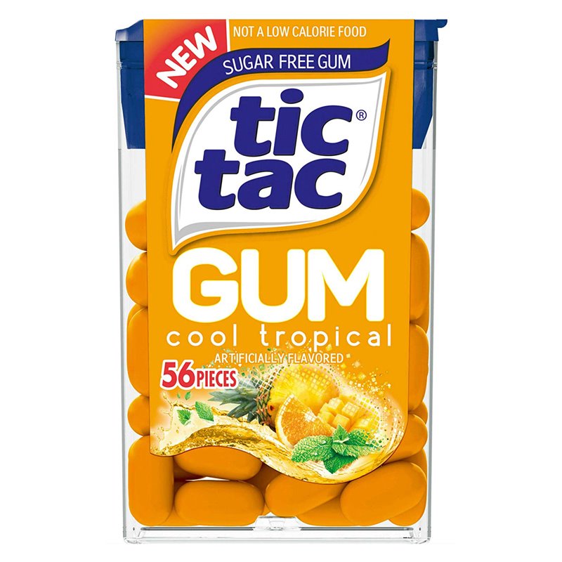 21687 - Tic Tac Gum Cool Tropical- 12ct - BOX: 24 Pkg