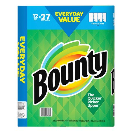 21977 - Bounty Select Size Jumbo - 1226 Rolls - BOX: 12 Rolls