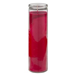 22436 - Star Nova Candle Red 8" - ( Case of 12 ) - BOX: 