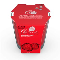 22438 - Aroma From Nature Candles, Strawberry Festival - 4 oz. ( Case of 8 ) - BOX: 