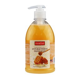 22514 - Panrosa Antibacterial Hand Soap, Milk & Honey - 16.9 oz. - BOX: 12 Units