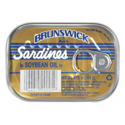 10368 - Brunswick Sardines - 3.75 oz. - BOX: 100 Units
