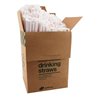10512 - Plastic Drinking Straws 7.75" - 500ct - BOX: 24 Units