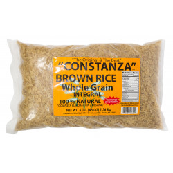 13866 - Constanza Brown Rice - 3 lb. ( 48 oz. ) - BOX: 12 Units