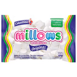 21157 - Colombina Marshmellows White (Millows Original)- 5.11oz(Case Of 12) - BOX: 12 Units